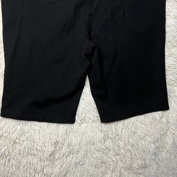 Calvin Klein Jeans| Women's black stretchy athletic biker shorts - Picture 8 of 11